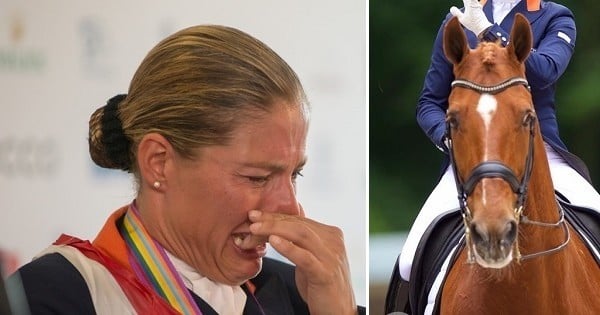 Déchirant : présente à Rio pour les JO, cette ex-médaillée olympique abandonne la compétition, en pleurs, au dernier moment, pour sauver son cheval, qu'elle ne sent « pas bien »