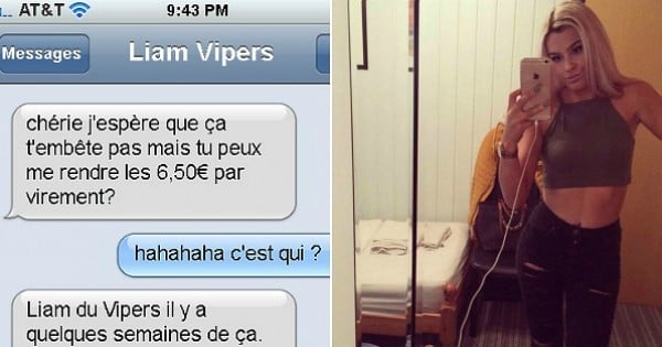 En boîte, elle ne le sait pas encore, mais cette fille est tombée sur le plus gros radin du monde qui va lui envoyer un SMS qui va vous choquer !