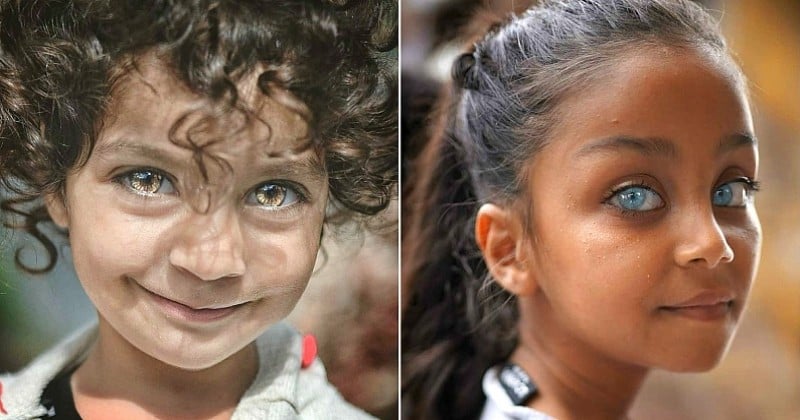 Ce photographe immortalise des enfants aux yeux exceptionnellement colorés