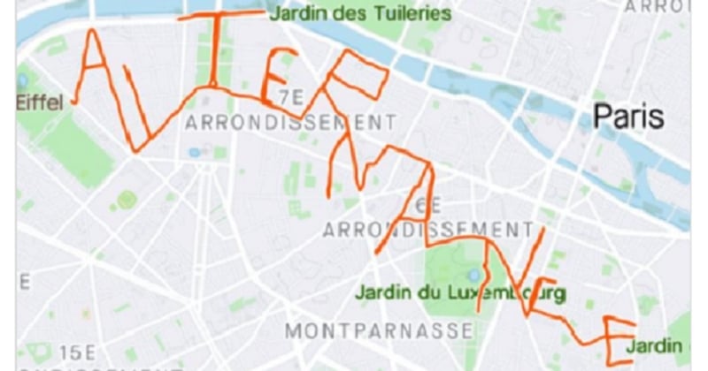 Pour décrocher un contrat, elle court 20 km en dessinant le mot « alternance » avec son GPS