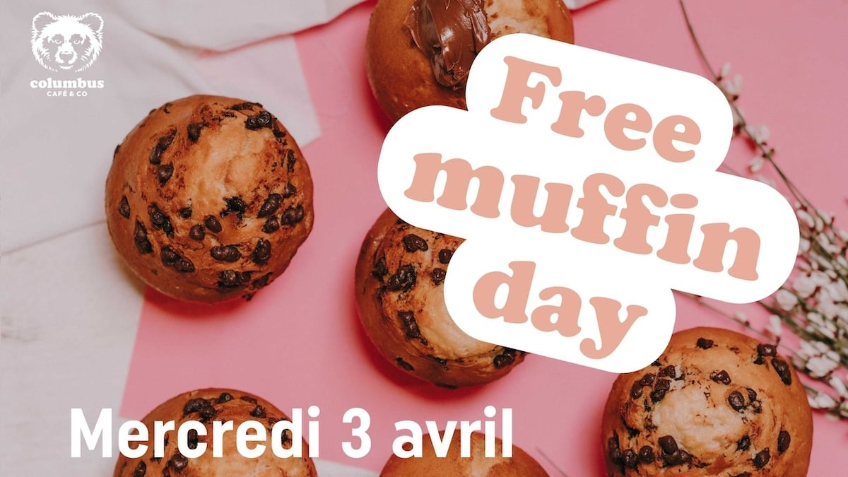 Alerte gourmandise : une distribution gratuite de muffins le 3 avril partout en France !