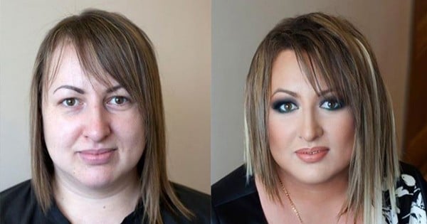 Le maquillage fait vraiment des miracles… La preuve avec ces photos avant/après. Choquant !