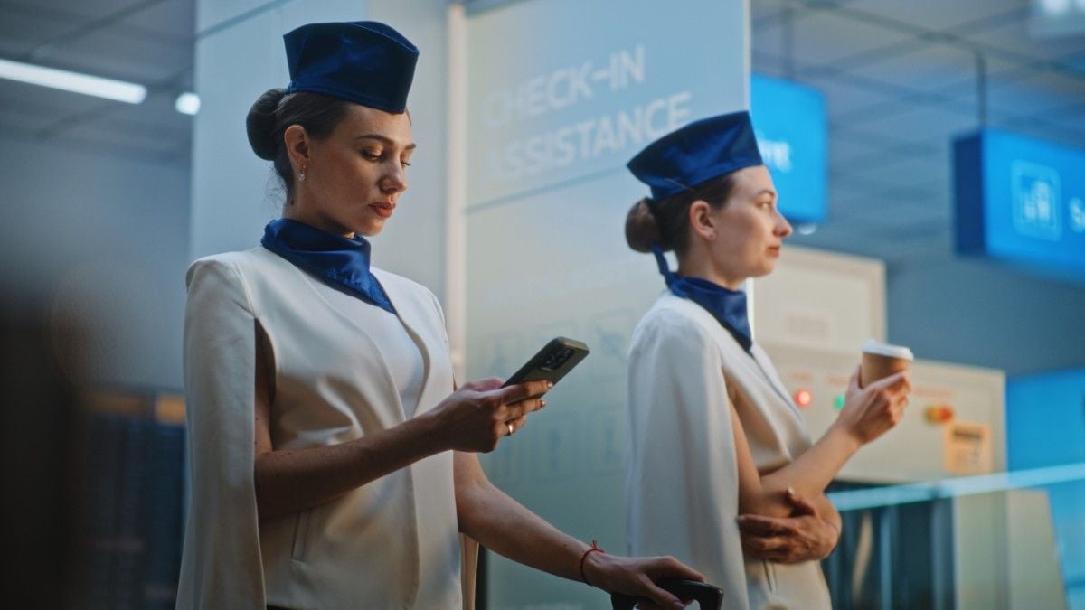 Des hôtesses de l'air