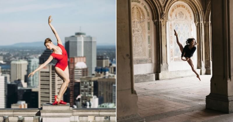 Cette photographe met en scène des danseurs de ballet au coeur de grandes villes et le résultat est majestueux