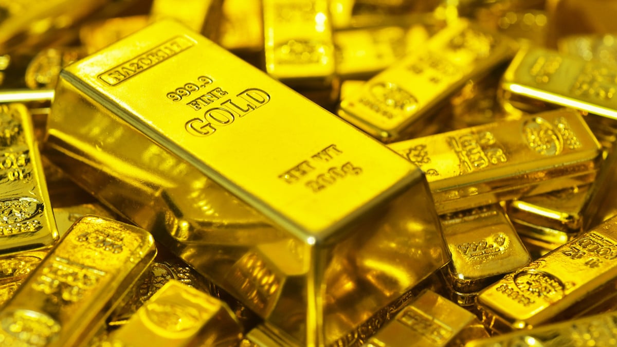 Des lingots d'or 