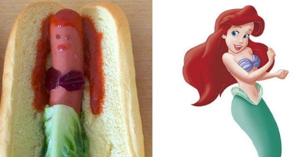 Découvrez les princesses Disney réinventées en hot dogs : le  résultat est délicieux !