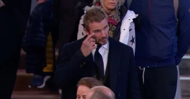 David Beckham salué par les Britanniques pour avoir refusé de couper la queue pour rendre hommage à la reine Elizabeth II