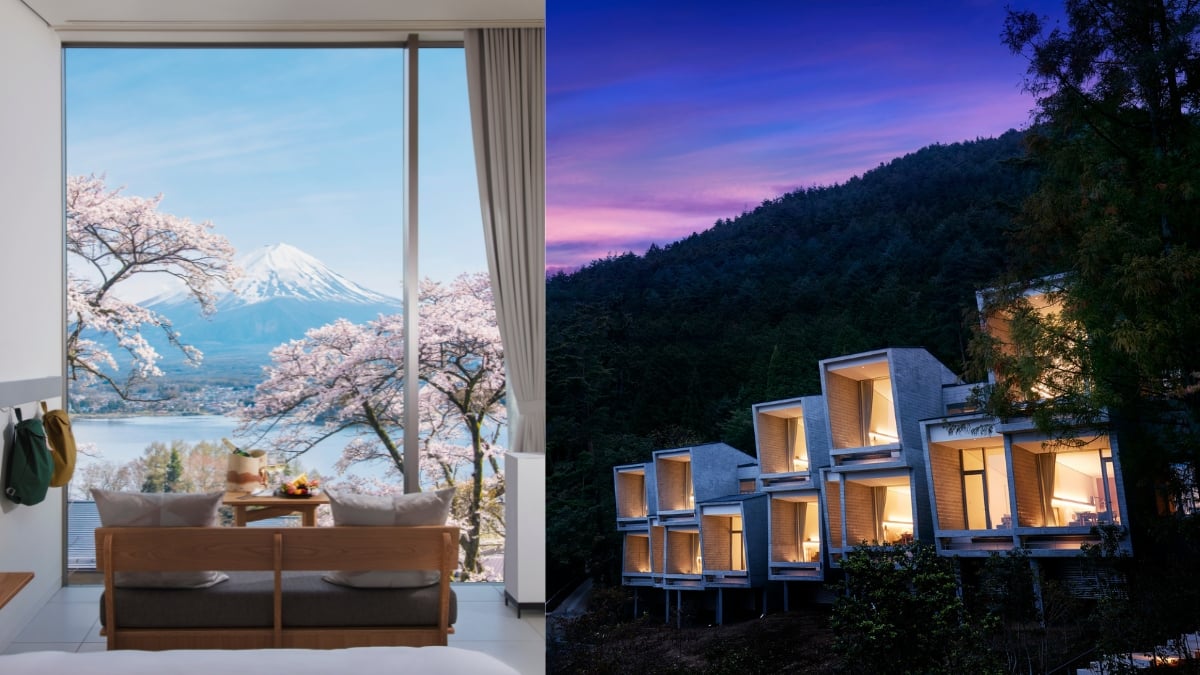 Cet hôtel de rêve au pied du mont Fuji offre une expérience unique entre luxe et retour à la nature