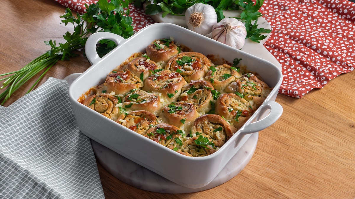 Cinnamon rolls à l'ail