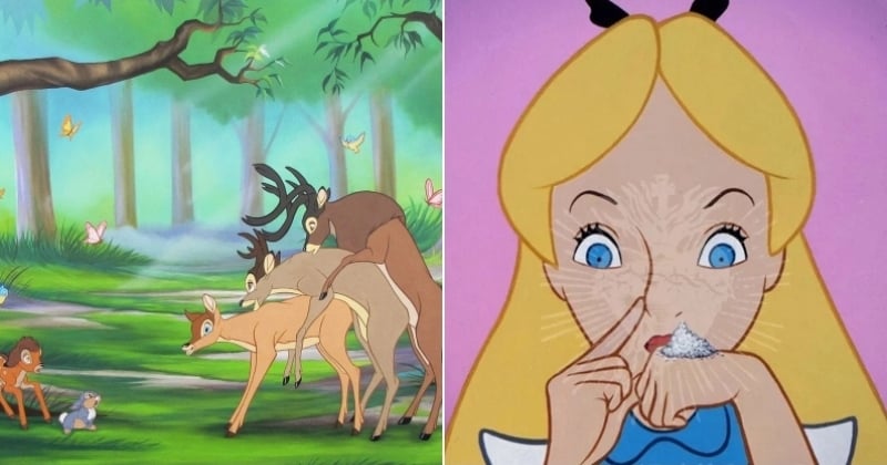 Un artiste imagine la face sombre des personnages de Disney et détruit notre enfance avec ses dessins