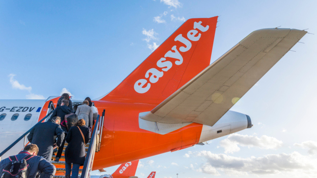 Avion de la compagnie easyJet
