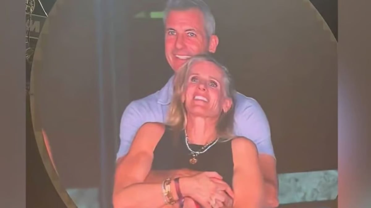 Andy Byron et Kristin Cabot au concert