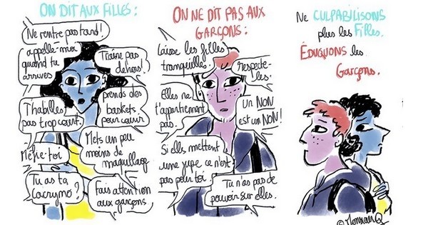 Ce dessinateur de BD souhaite sensibiliser les garçons face aux violences faites aux femmes avec ce dessin plein de vérité