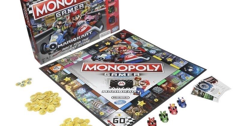 Vous pourrez désormais balancer des carapaces sur vos proches en jouant au Monopoly, avec le Monopoly Mario Kart ! 