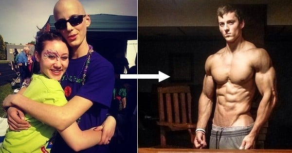 Diagnostiqué d'un cancer à l'âge de 15 ans, il a transformé son corps une fois guéri. Impressionnant !