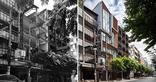 Avant / Après : la rénovation d'un ancien bâtiment commercial à Bangkok, en Thaïlande, en une maison contemporaine !