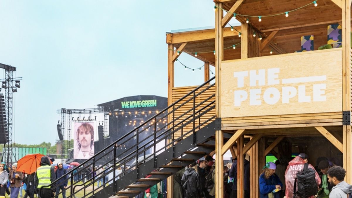 le stand The People au festival We Love Green