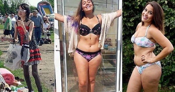 Après avoir failli mourir de sous-alimentation, une ex-anorexique raconte son histoire et poste des photos inspirantes pour aider les femmes à mieux s'accepter