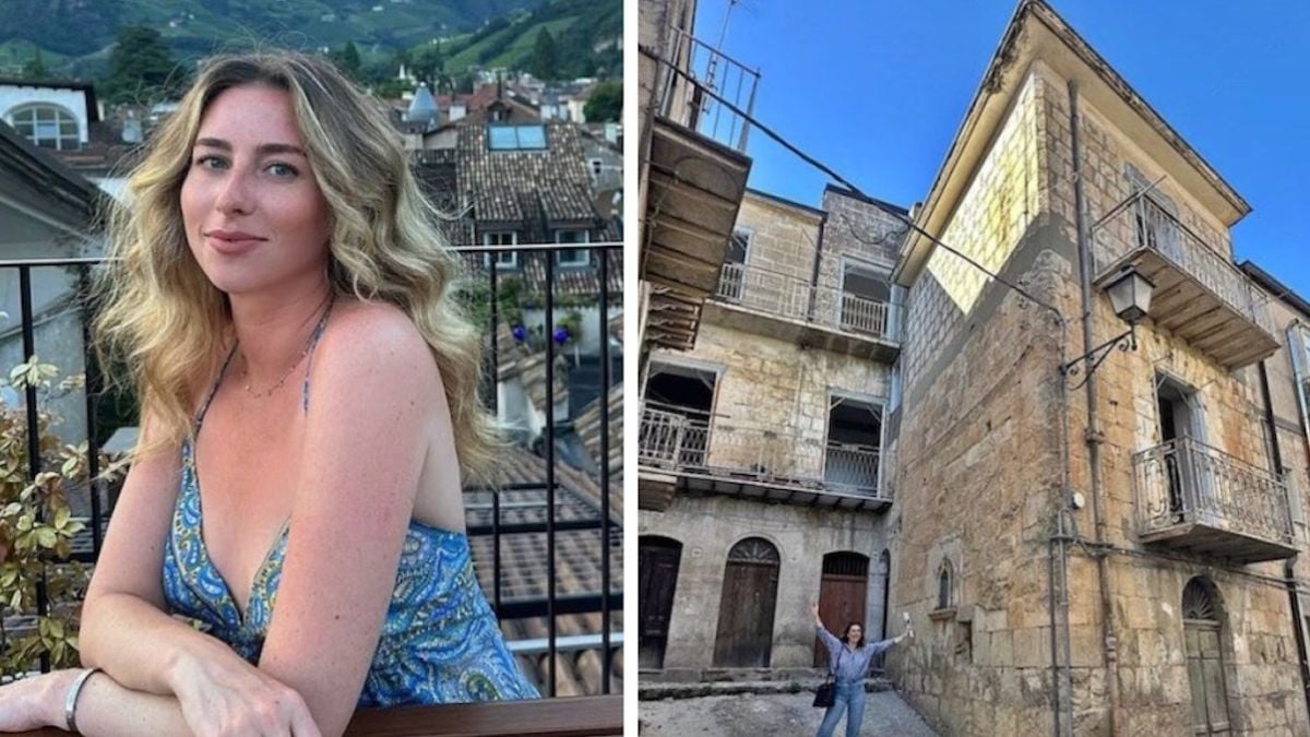 Elle quitte tout pour rénover une maison médiévale achetée 27 000 euros en Italie