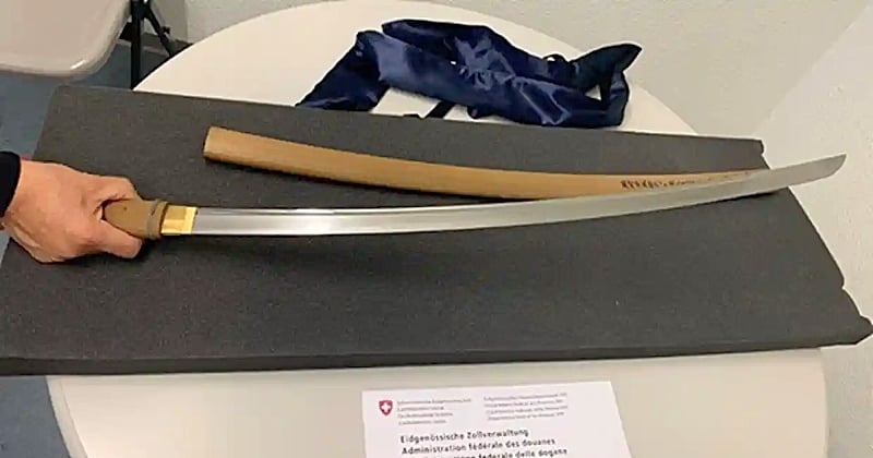 Il risque près d'un million d'amende à cause d'un sabre japonais vieux de 700 ans