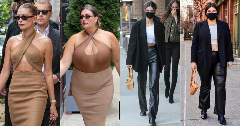 Elle reproduit des looks de stars et montre que le style et la beauté ne sont pas une question de taille