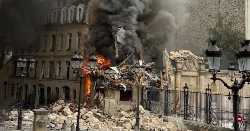 Paris : au moins 7 blessés graves dans l'explosion d'un immeuble qui s'est effondré