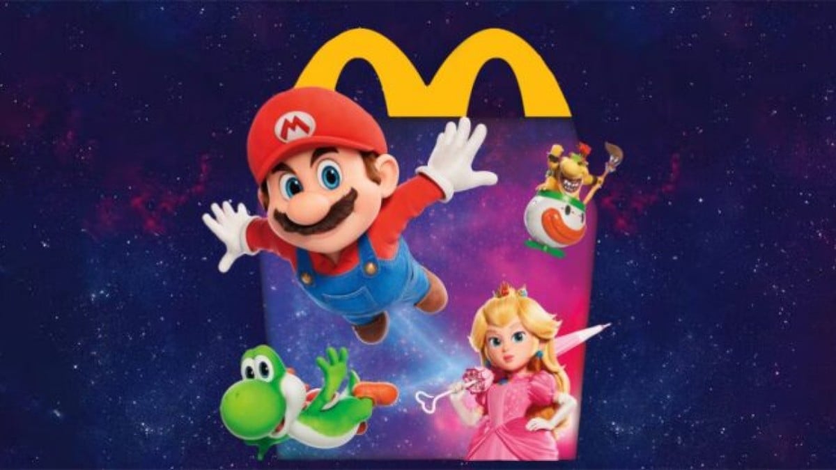 Le menu Super Mario Galaxy chez McDonald's