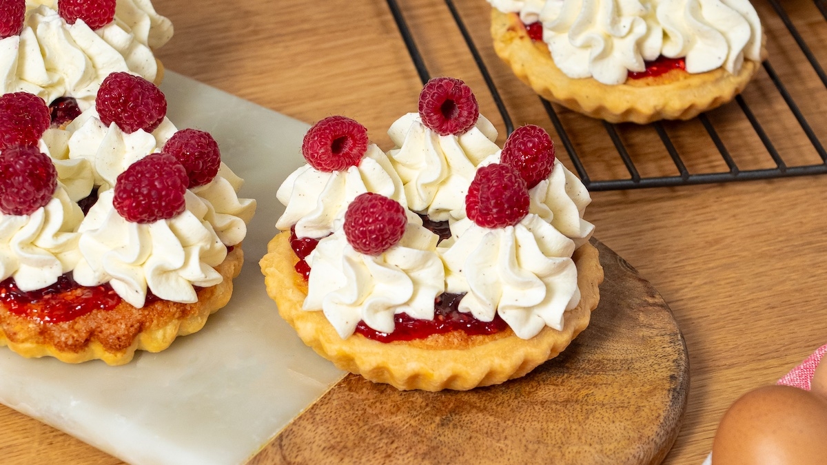 Les tartelettes aux framboises, le dessert fruité et gourmand pour rougir de plaisir !