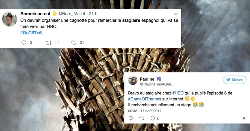 « Game of Thrones » : HBO Espagne a diffusé sans le vouloir l'épisode 6, les réactions des internautes sur Twitter sont épiques