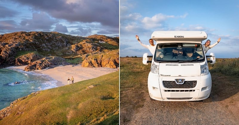 Angleterre : ce couple de soignants a tout plaqué pour parcourir le pays à bord d'un camping-car