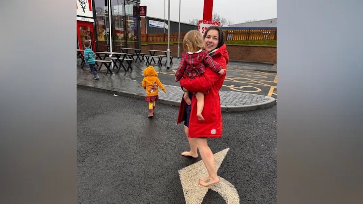 Brittany Balinski et deux de ses enfants 