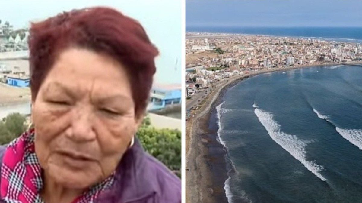 Elle emmène son petit-fils à la plage en plein tsunami pour lui montrer «parce qu'il n'en avait jamais vu un»