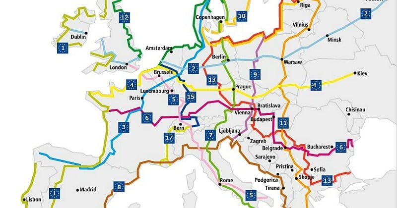 L'Europe crée 15 itinéraires 100% cyclables pour traverser et découvrir le Vieux Continent à vélo !