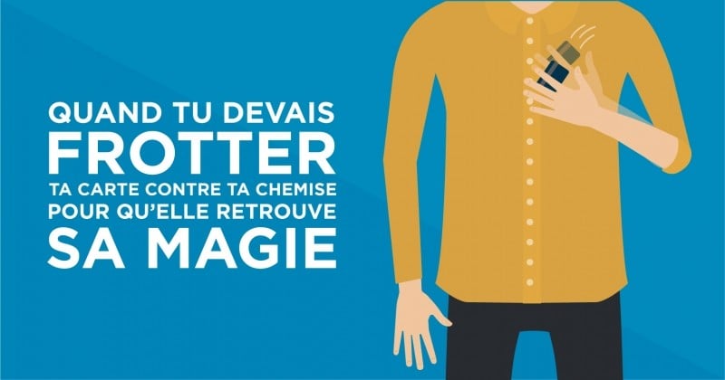 La vie, c'est quand même sacrément moins galère avec le paiement sans contact... et voici une petite infographie qui le prouve !