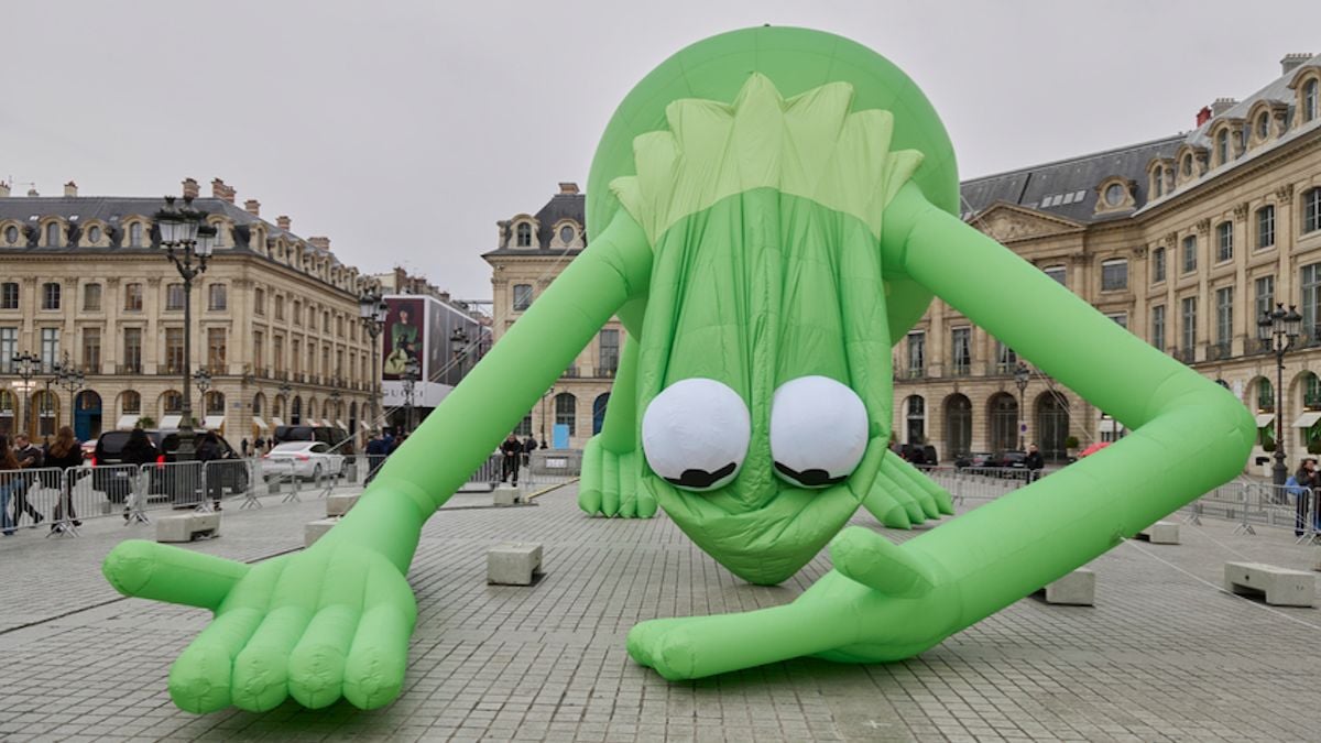 Kermit la grenouille débarque sur la place Vendôme