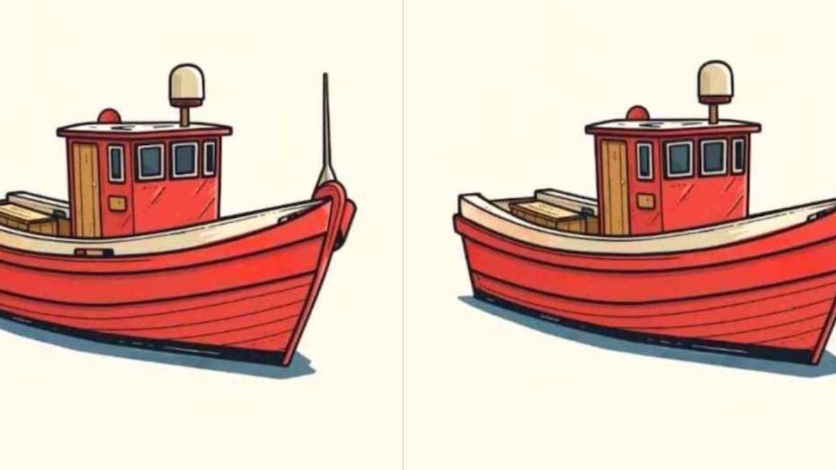 Saurez-vous trouvez les trois différences entre ces deux images en... 7 secondes ?