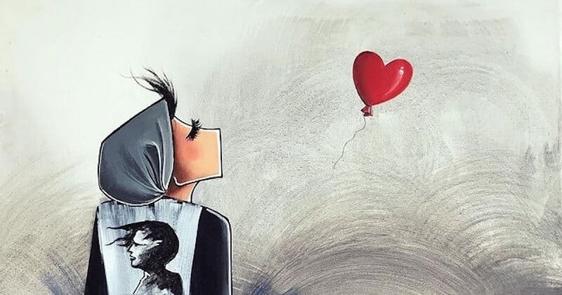 17 illustrations déchirantes de Shamsia Hassani, première street artiste afghane