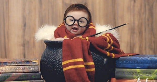 Ce bébé a eu droit à un photoshoot Harry Potter et le résultat est magique !