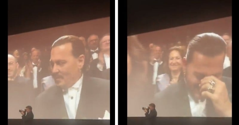 Johnny Depp ému aux larmes, il reçoit une standing ovation de 7 minutes au Festival de Cannes