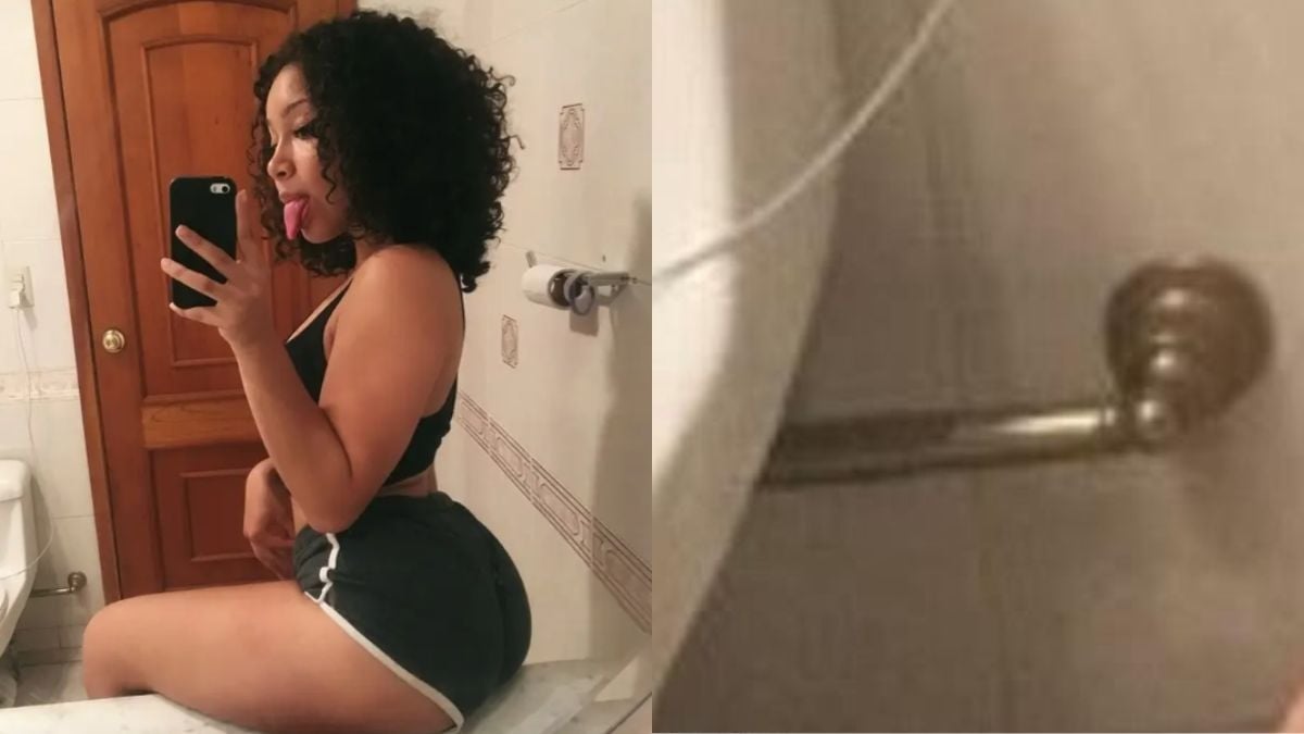 Elle poste un selfie dans sa salle de bain mais un détail intriguant alerte les internautes 