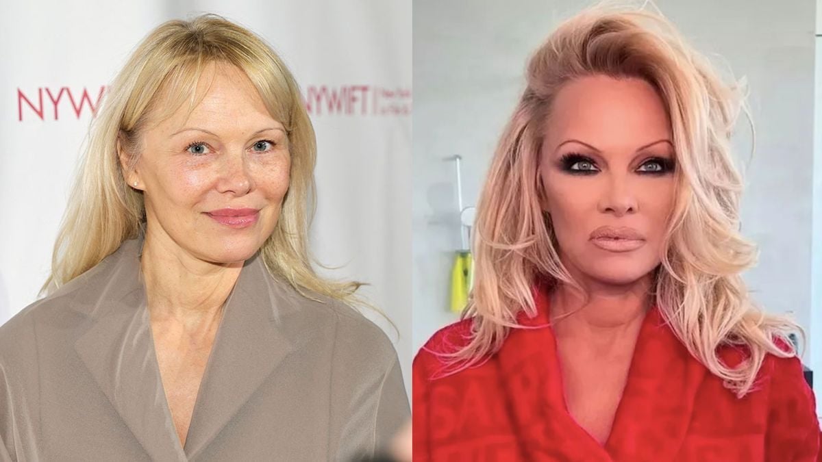 Après 2 ans sans maquillage, Pamela Anderson apparaît méconnaissable et ressort son style des années 90