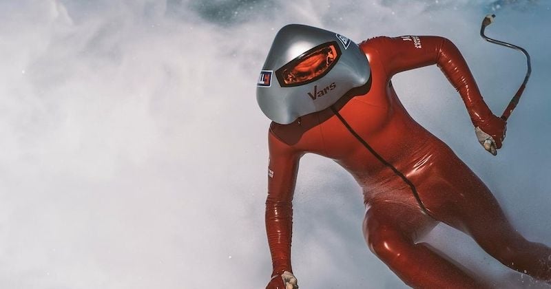 La vidéo incroyable d'un skieur français dévalant une piste à 255,5 km/h, un record du monde !