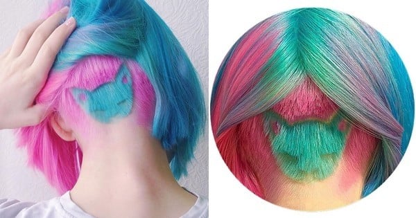 Une coupe de cheveux « chat » tout en couleur et en extravagance, pour le plus grand plaisir de  vos yeux, ça vous dit ? C'est tendance !