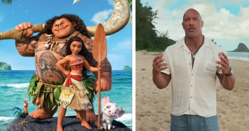 Vaiana, le Disney culte, va être adapté en film live-action, avec Dwayne Johnson dans le rôle de Maui