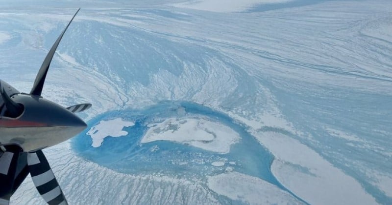 Au Groenland, des scientifiques de la NASA ont capturé des images impressionnantes de la fonte des glaces