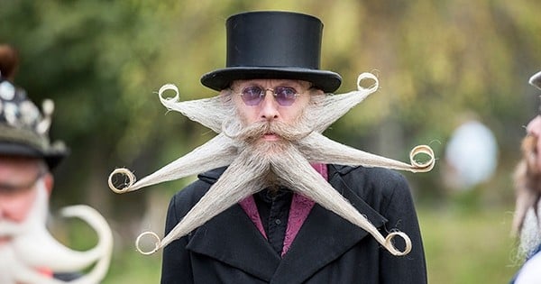 Les 15 plus belles photos des « championnats mondiaux 2015 de moustache et de barbe »