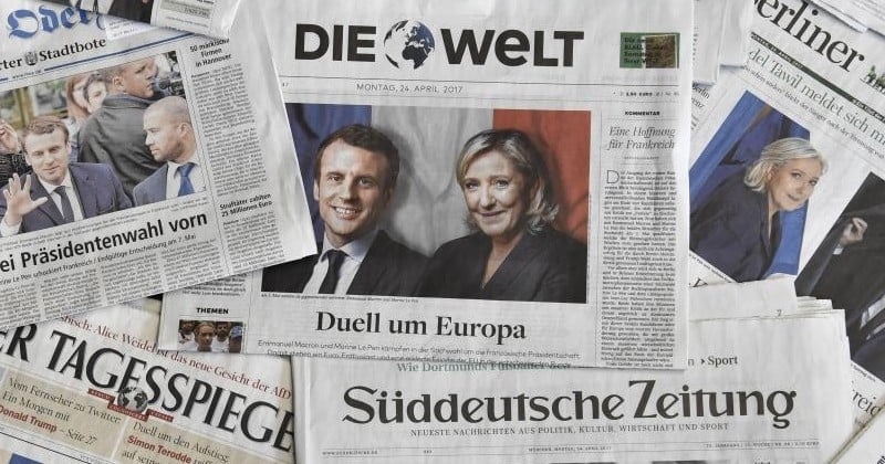 Le premier tour de l'élection présidentielle française, vu par la presse internationale