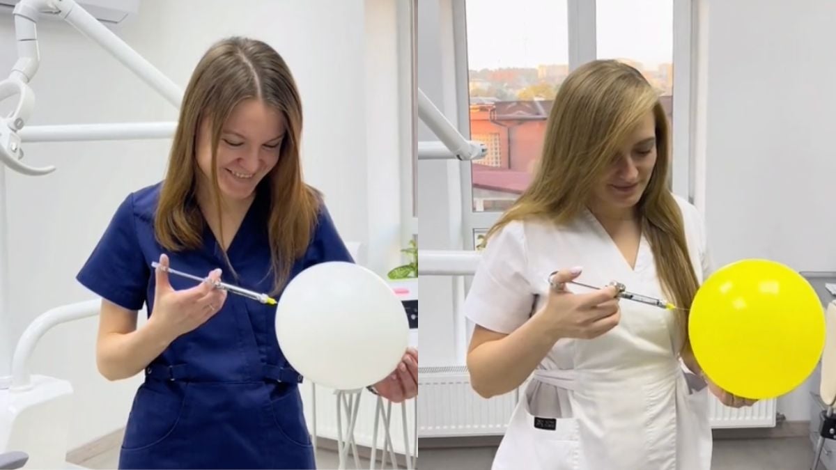 Connaissez-vous le test du ballon ? Des médecins relèvent le défi et la vidéo est hallucinante