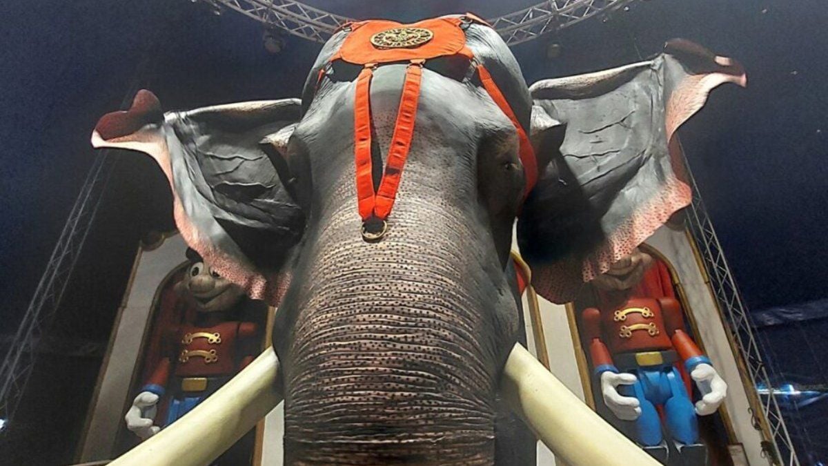 L'éléphant animatronique