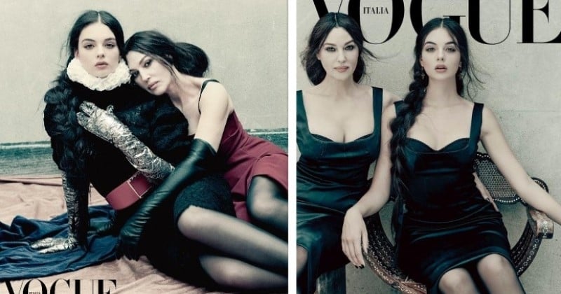 En Une du magazine « Vogue », Monica Bellucci pose pour la première fois avec sa fille Deva Cassel 